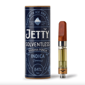 Banana Punch Solventless Jetty Vape Carts 1G