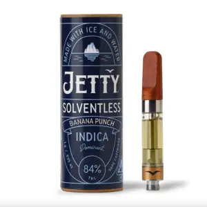 Banana Punch Solventless Jetty Vape Carts 1G