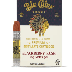 Blackberry Kush Big Chief carts
