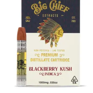 Blackberry Kush Big Chief carts