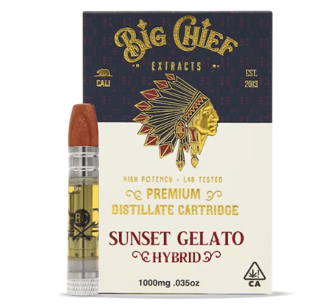 Sunset Gelato Big Chief carts