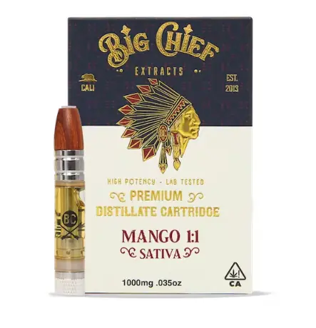 Cartucho de vapeo Big Chief Mango 1G Sativa