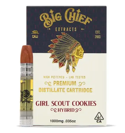Big Chief Girl Scout Cookies 1G Hybrid vape cartridge