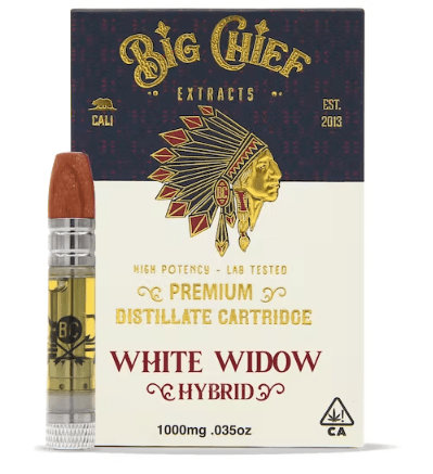 White Widow Big Chief carts