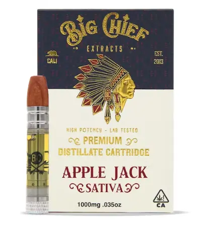 Cartucho de vapeo Big Chief Apple Jack 1G Sativa