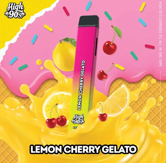Lemon Cherry Gelato High 90s Disposable