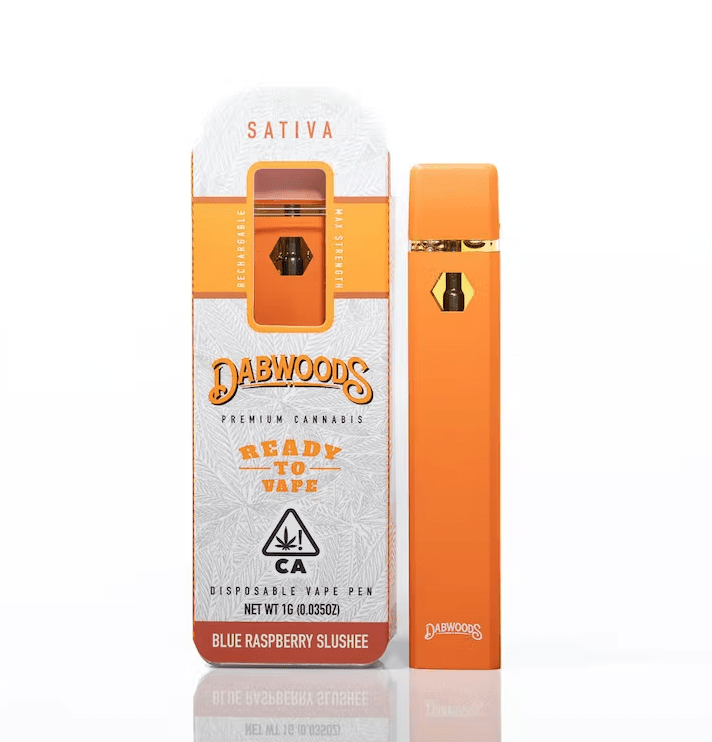 Blue Raspberry Slushie Dabwoods Disposable Cartridges
