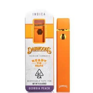 Georgia Peach - Dabwoods Disposable Live Resin : 1 Gram