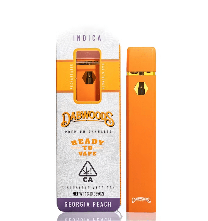 Georgia Peach - Dabwoods Disposable Live Resin : 1 Gram
