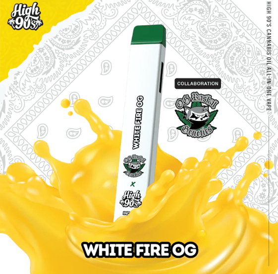 White Fire OG High 90s Disposable