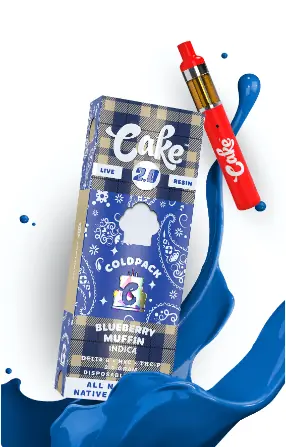 Cake Cold Pack live resin 2.0 2G disposable - strain list