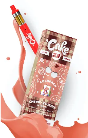 Cake Cold Pack live resin 2.0 2G disposable - charging port