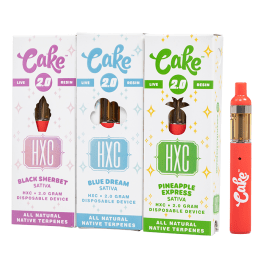 Cake 2.0 HXC Live Resin Disposable Vape Pen