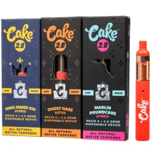 Cake 2.0 Disposable Live Resin DELTA 8 Vape Pen