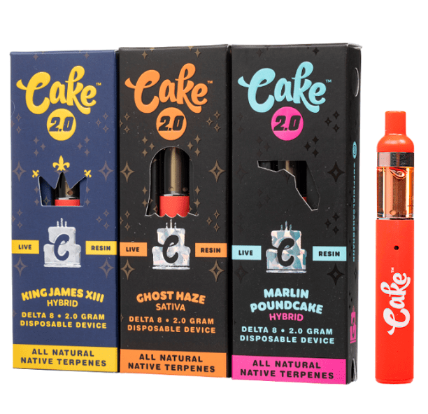 Cake 2.0 Disposable Live Resin DELTA 8 Vape Pen