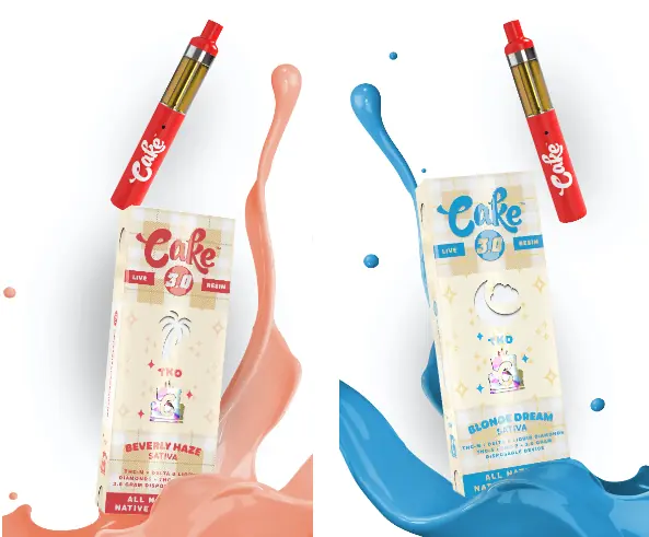 Cake TKO desechable 3.0 3G diamantes líquidos de resina viva