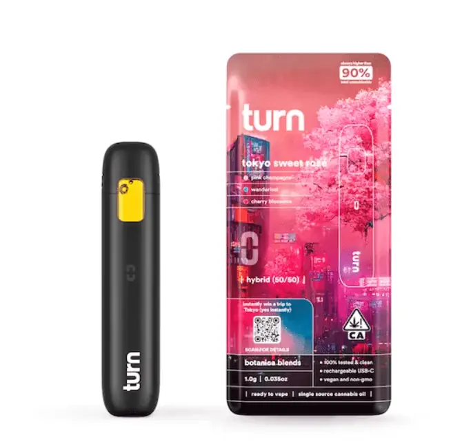 Tokyo Sweet Rosé Turn Disposable 1G Botanica Blends