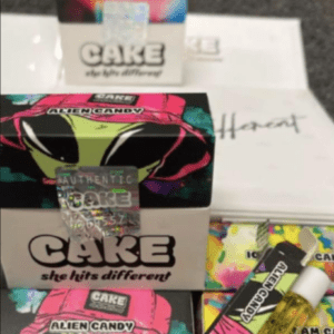 Alien Candy Cake Cart she hits different disposable
