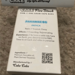 Paradise OG Cake Cart she hits different disposable