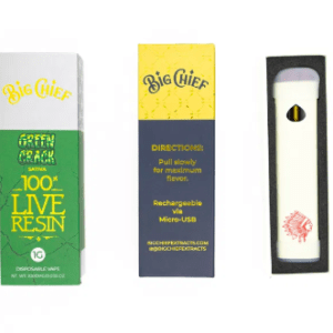 Big Chief Live resin Disposables