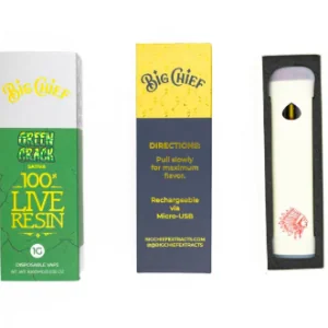 Big Chief Live resin Disposables