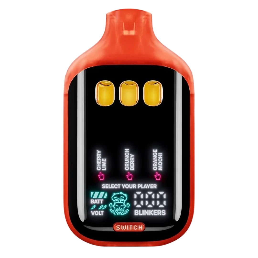 Boutiq switch v5 2g disposable in Cherry Lime, Crunch Berry and Orange Mochi