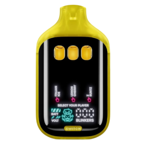 Boutiq V5 switch 2g triple tank disposable in Italian Ice, Lemon Cherry and Z-Runtz