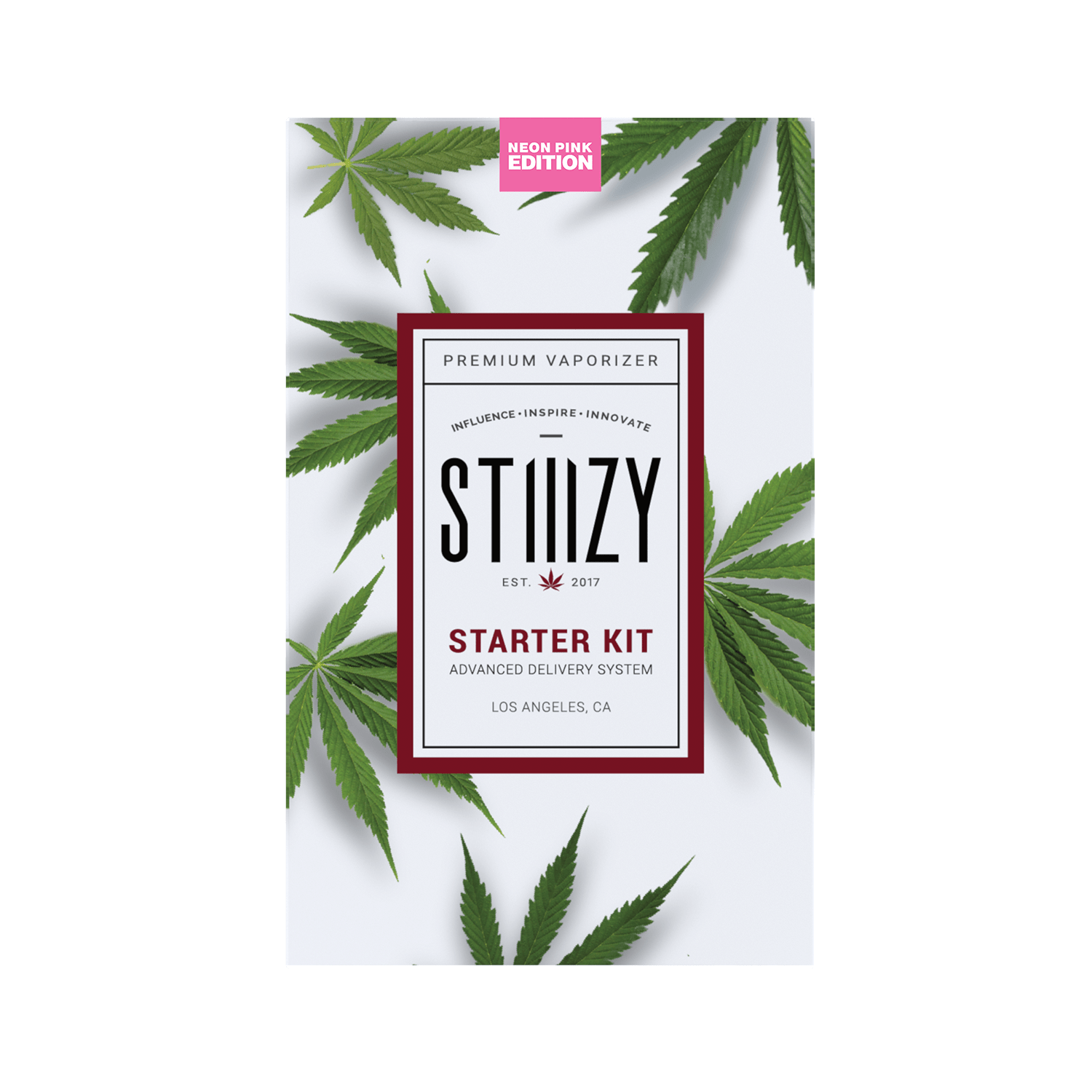 Pink Stiiizy battery, the standard pod device in neon pink