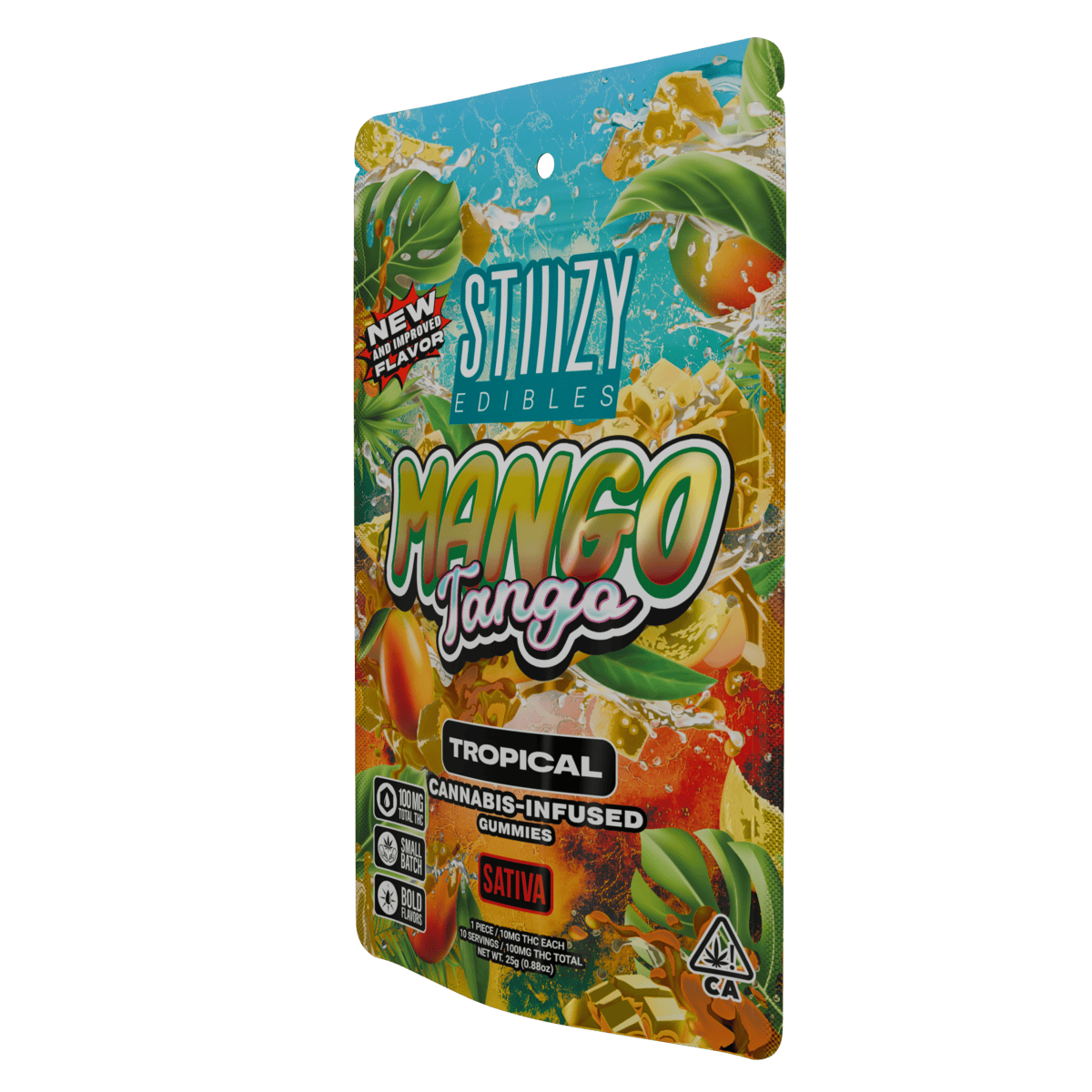 Stiiizy edibles Tropical gummies in Mango Tango