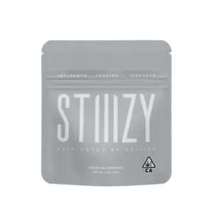 Stiiizy flower 3.5g sealed mylar pouch, premium cannabis