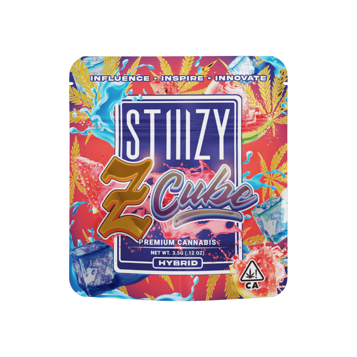 Stiiizy Exotics flower 3.5g pouch, top shelf selection