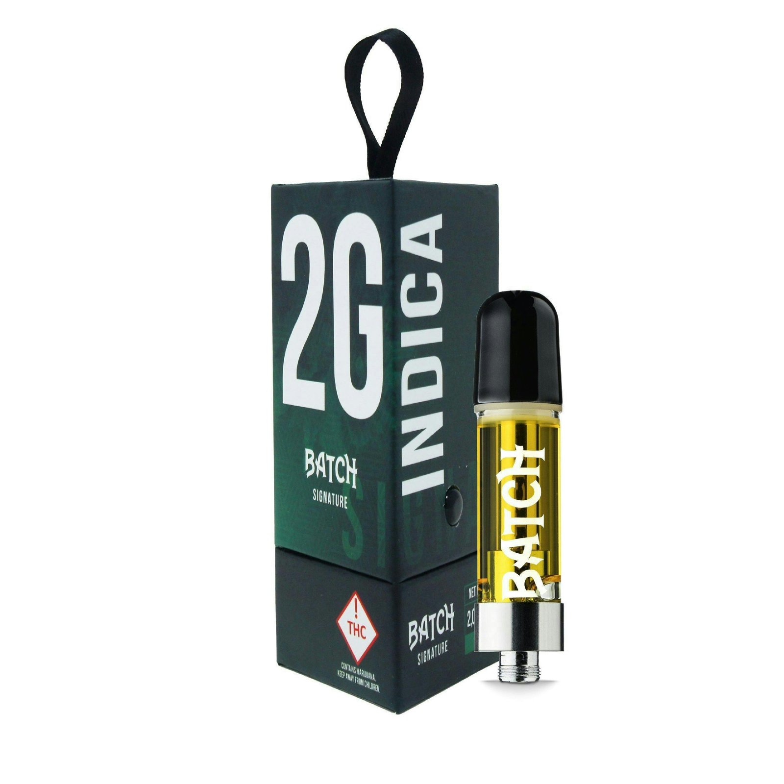Cartuccia Batch Signature Indica 2G con la sua confezione alta