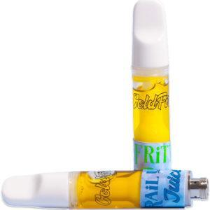 Deux cartouches de cannabis ColdFire Juice 1G avec embouts en céramique blanche