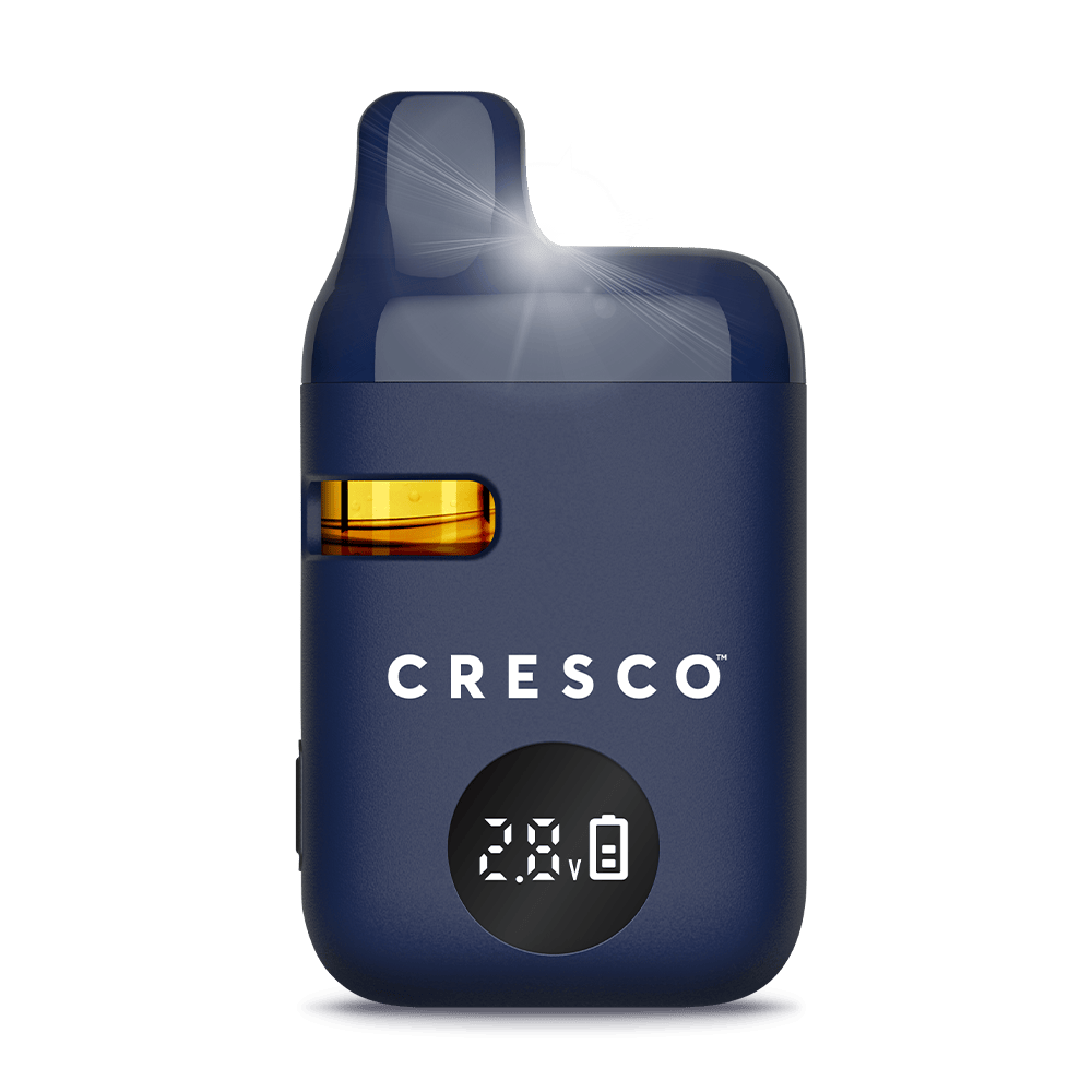 Vape todo en uno Cresco Liquid Live Resin con pantalla de voltaje