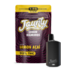 Jaunty Liquid Diamonds 1.5G desechable en Lemon Acai con su bolsa